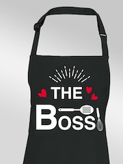 Brands In Black Valentine's Day The Boss Apron - Image 2 of 2