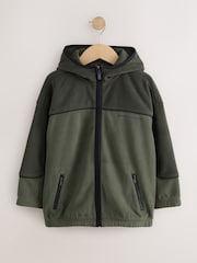 Multi Green Zip Through Hooded Fleece (3-16yrs) - Image 1 of 5