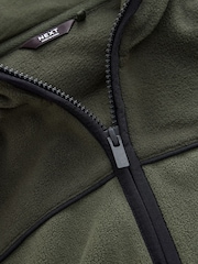Multi Green Zip Through Hooded Fleece (3-16yrs) - Image 4 of 5