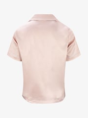 The Little Tailor Satin Button Through Short Pyjamas Set - Image 10 of 10