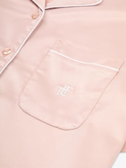 The Little Tailor Satin Button Through Short Pyjamas Set - Image 5 of 10