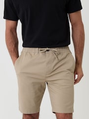 Threadbare Natural Elasticated Waist Stretch Chino Shorts - Image 4 of 4