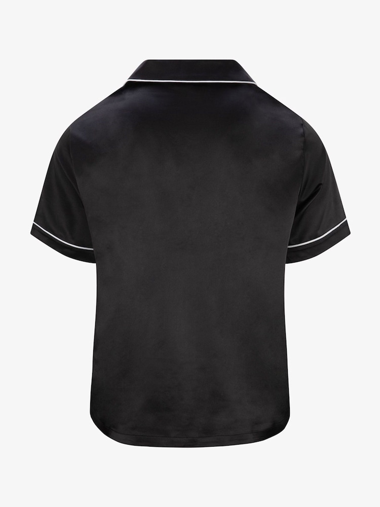 The Little Tailor Satin Button Through Short Pyjamas Set - Image 10 of 10 The Little Tailor Satin Button Through Short Pyjamas Set - Image 10 of 10