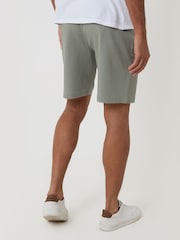 Threadbare Green Regular Fit Stretch 3 Pocket Chino Shorts - Image 2 of 4