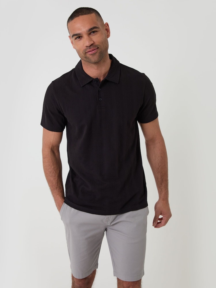 Threadbare White Elasticated Waist Stretch Chino Shorts - Image 1 of 4 Threadbare White Elasticated Waist Stretch Chino Shorts - Image 1 of 4