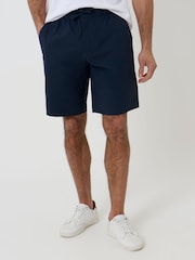 Threadbare Blue Elasticated Waist Stretch Chino Shorts - Image 1 of 4