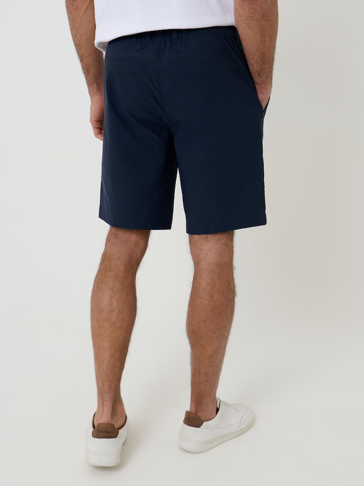 Threadbare Blue Elasticated Waist Stretch Chino Shorts - Image 2 of 4