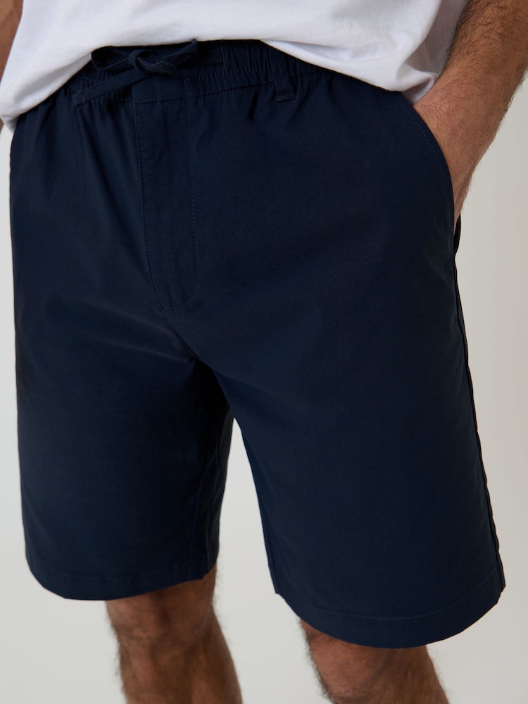 Threadbare Blue Elasticated Waist Stretch Chino Shorts - Image 4 of 4
