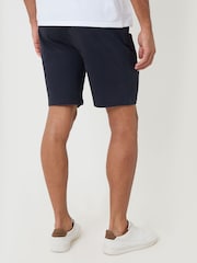 Azul - Threadbare Regular Fit Stretch Chino Shorts - Imagen 3 de 4