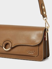 Osprey London Brown The Marlow Leather Shoulder Bag - Image 7 of 7
