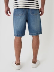 Threadbare Natural Baggy Denim Shorts - Image 3 of 4