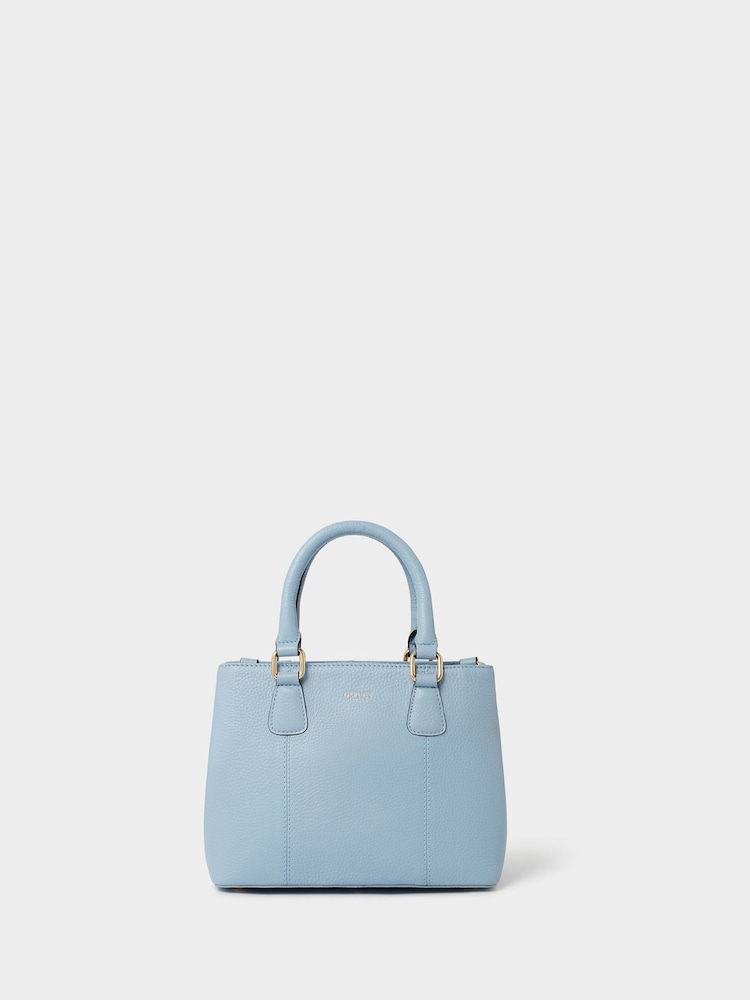 Osprey London Blue The Adaline Leather Mini Grab Bag - Image 2 of 6 Osprey London Blue The Adaline Leather Mini Grab Bag - Image 2 of 6