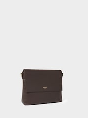 Osprey London Brown The Runner Leather Crossbody Bag - Image 2 of 5