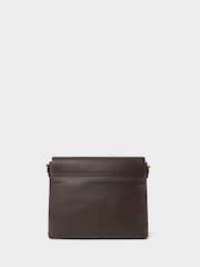Osprey London Brown The Runner Leather Crossbody Bag - Image 3 of 5