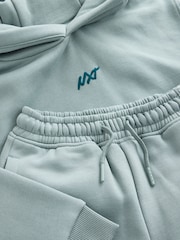খনিজ - Heavy Weight Sign Off Hoodie Joggers Set (3-16yrs) - 9এর মধ্যে 9 ছবি