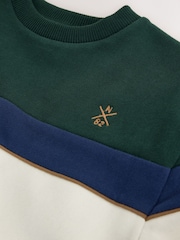 Zelená - Crew Neck Sweatshirt (3-16yrs) - Obrázek 4 z 4