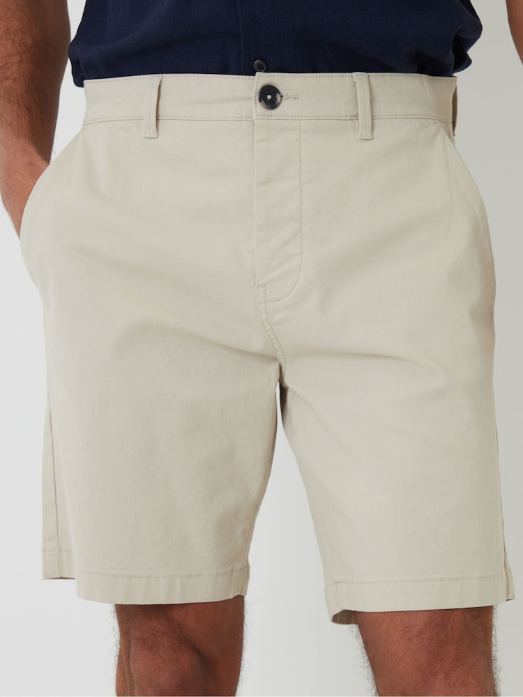 Threadbare Natural Stretch Chino Shorts - Image 4 of 4 Threadbare Natural Stretch Chino Shorts - Image 4 of 4