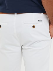 Threadbare White Belted Chino Shorts - Image 4 of 5