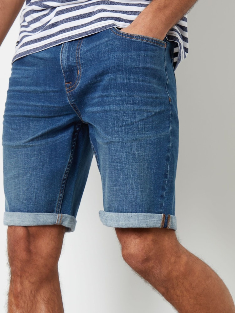 Threadbare Blue Denim Shorts - Image 1 of 4