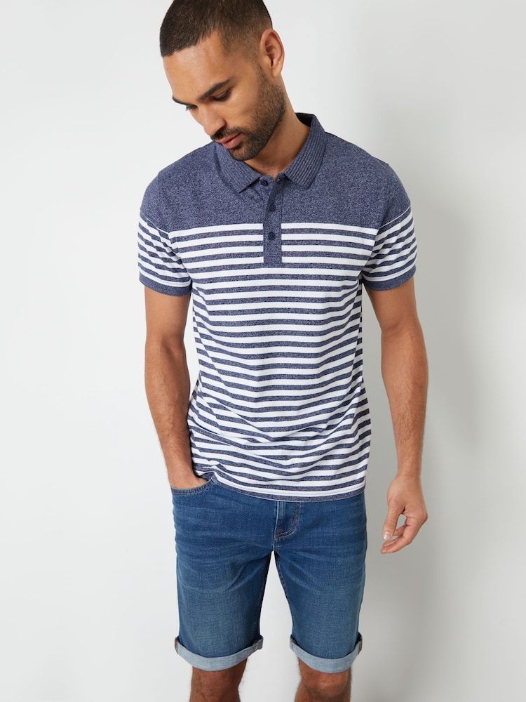 Threadbare Blue Denim Shorts - Image 4 of 4