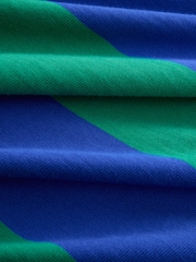 Blue/Green Horizontal Stripe Rugby Shirt - Image 8 of 8