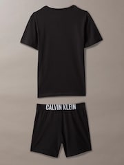 Calvin Klein Black Cotton Blend Knit Pyjamas Set - Image 2 of 2