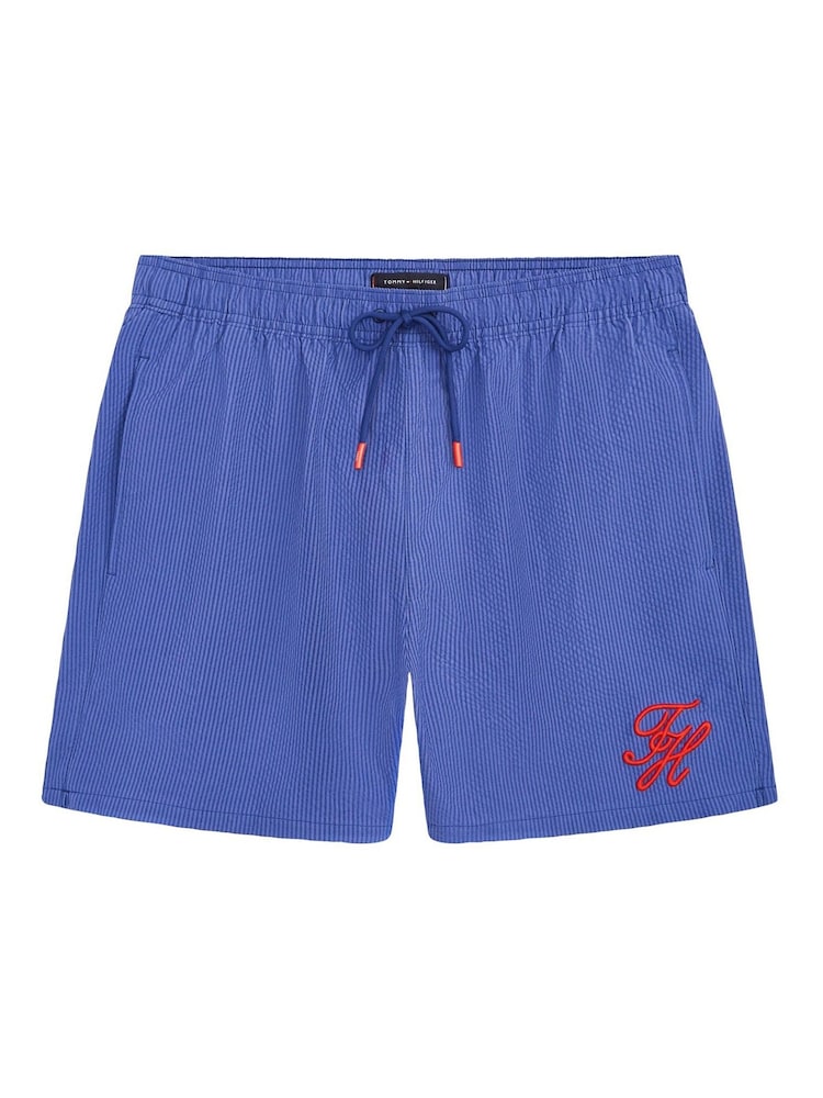 Tommy Hilfiger Tonal Ithaca Preppy Navy Swim Shorts - Image 5 of 5