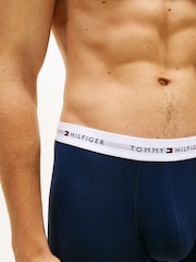 Tommy Hilfiger Blue Underwear Trunks 3 Pack - Image 5 of 6