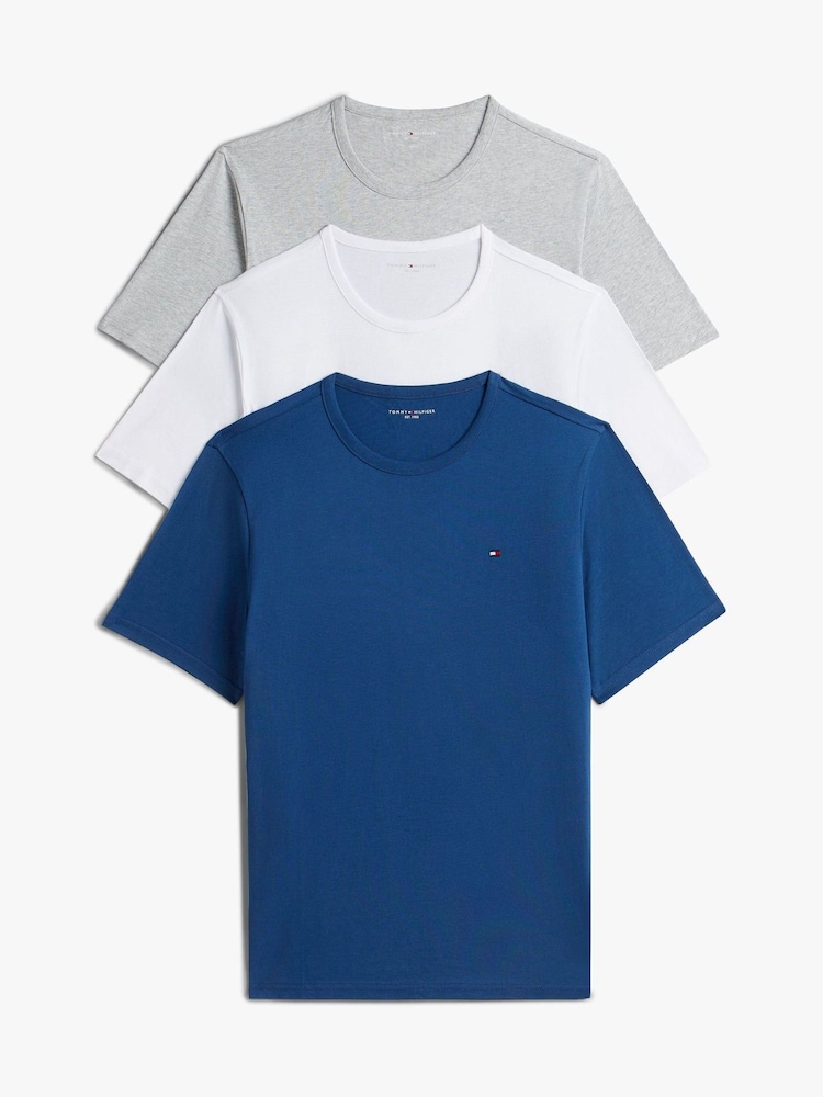 Tommy Hilfiger White T-Shirts 3 Pack - Image 6 of 6