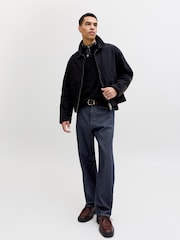 JACK & JONES Blue Alex Baggy Fit Jeans - Image 1 of 6