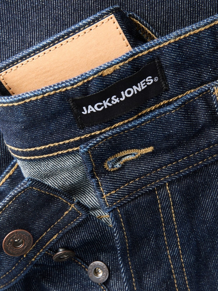 JACK & JONES Blue Alex Baggy Fit Jeans - Image 6 of 6