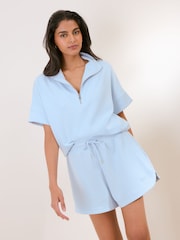 OSIA Blue Modal Shorts - Image 4 of 5