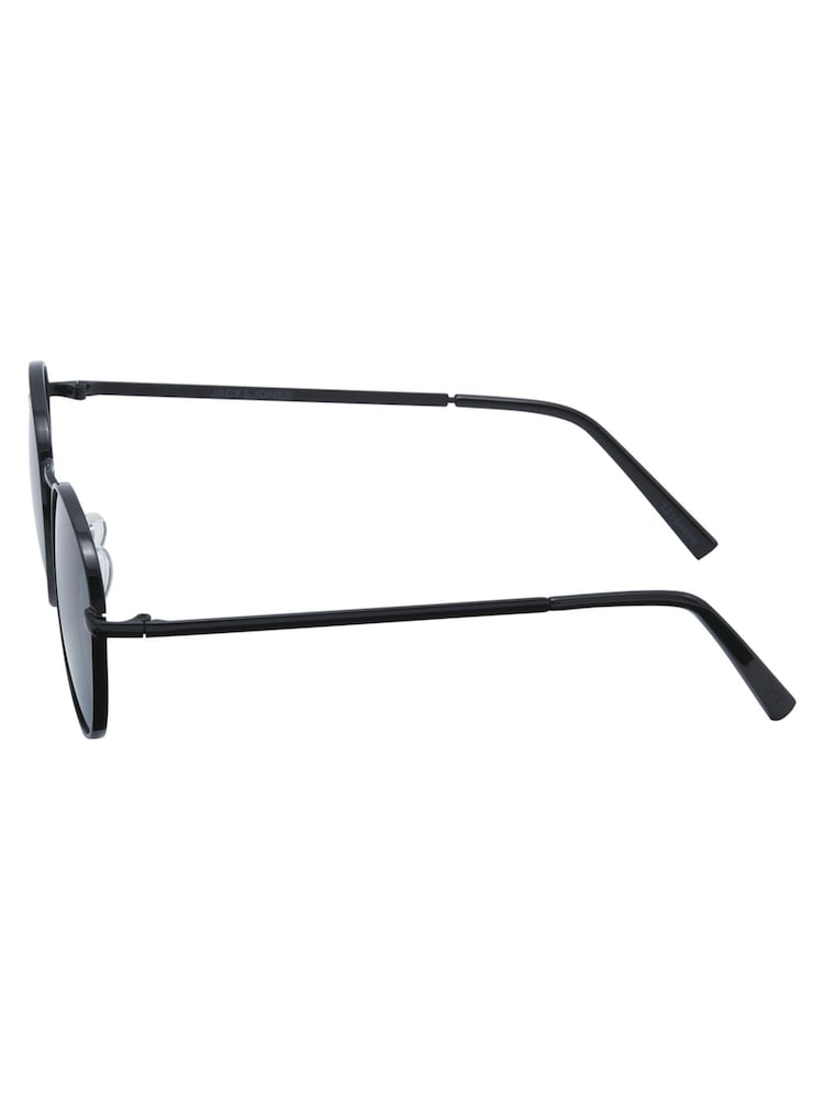 JACK & JONES Grey Round Tortoise Shell Sunglasses - Image 2 of 2