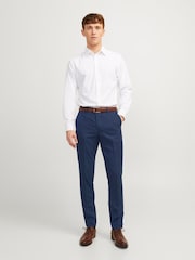 JACK & JONES Blue Super Slim Fit Suit Trousers - Image 2 of 7