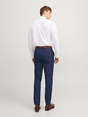 JACK & JONES Blue Super Slim Fit Suit Trousers - Image 3 of 7