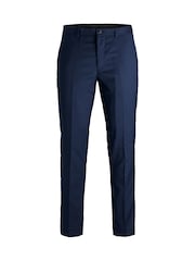 JACK & JONES Blue Super Slim Fit Suit Trousers - Image 5 of 7