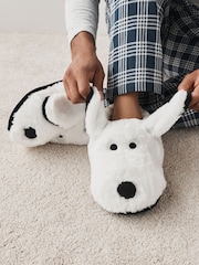 Blanco/Negro - Pantuflas de Snoopy 3D - Imagen 2 de 8