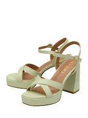 Ravel Green Open-Toe Platform Sandals - Image 2 of 4