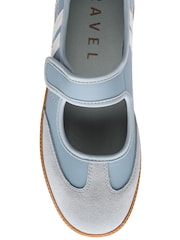 Ravel Blue Leather Flat Shoes - Image 4 of 4