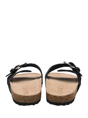 Ravel Black Suede Mule Sandals - Image 3 of 4