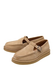 Ravel Natural Suede Slip-On Shoes - Image 2 of 4