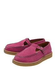 Ravel Pink Suede Slip-On Shoes - Image 2 of 4