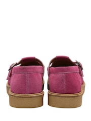 Ravel Pink Suede Slip-On Shoes - Image 3 of 4