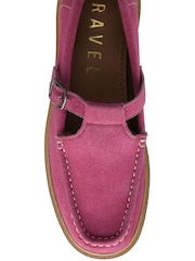 Ravel Pink Suede Slip-On Shoes - Image 4 of 4