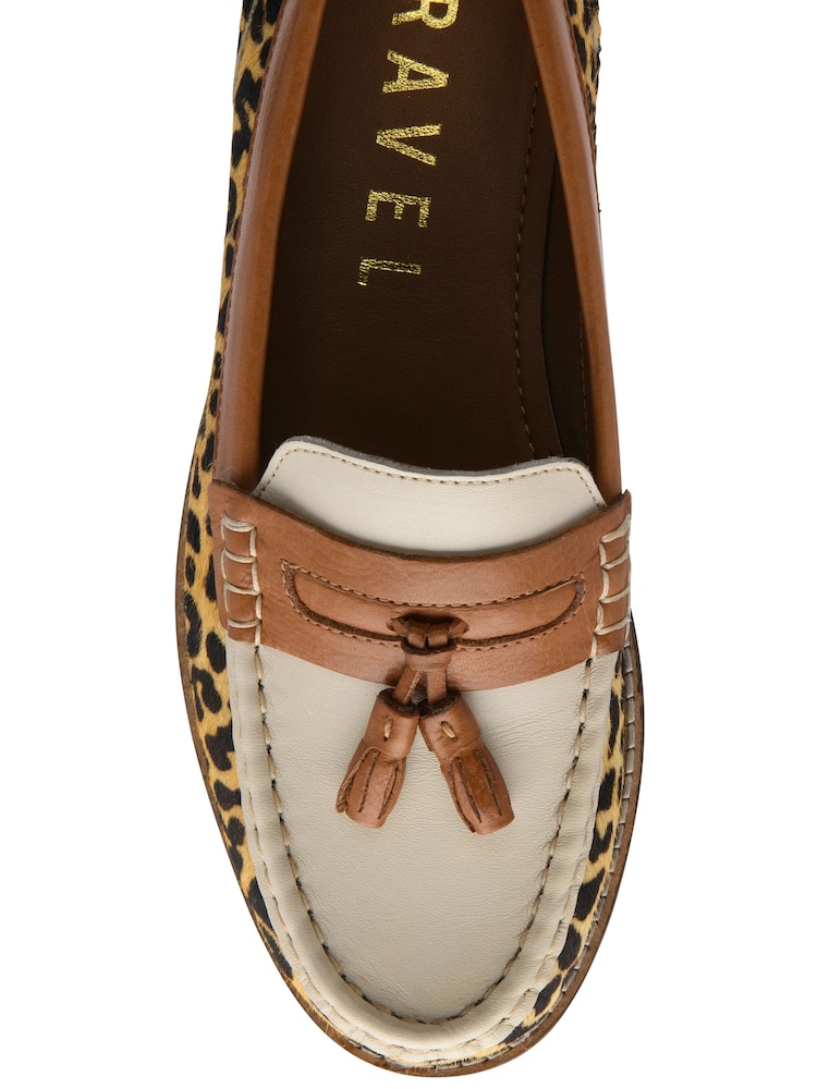 Ravel Animal Leather Loafers - Image 4 of 4 Ravel Animal Leather Loafers - Image 4 of 4