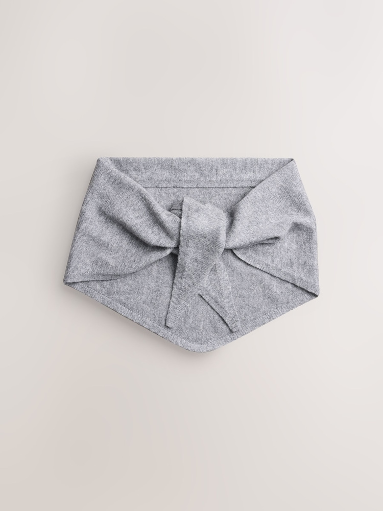 Grey N.Premium Cashmere Wool Triangle Scarf - Image 1 of 3