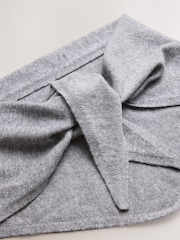 Grey N.Premium Cashmere Wool Triangle Scarf - Image 2 of 3