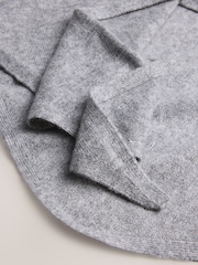 Grey N.Premium Cashmere Wool Triangle Scarf - Image 3 of 3