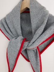 Grey Merino Wool N.Premium Neck Scarf - Image 2 of 3