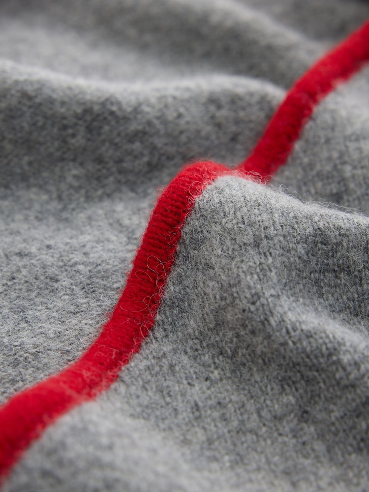 Grey Merino Wool N.Premium Neck Scarf - Image 3 of 3